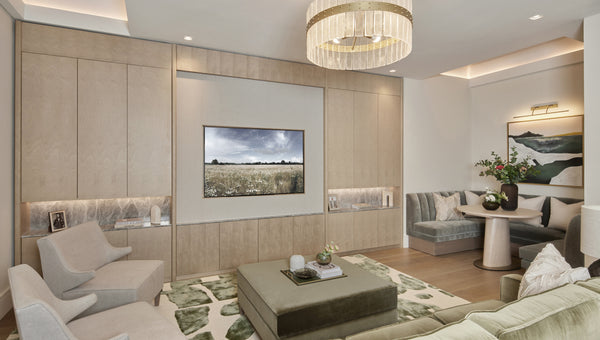 regents crescent family tv room interior design